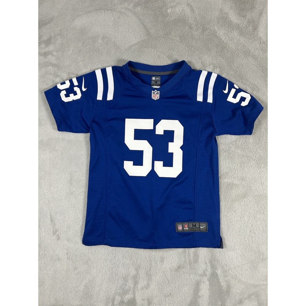 Nike Onfield Youth Medium Colts Darius Shaq Leonard #53 Jersey NWOT